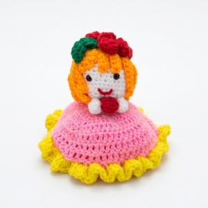 Handmade Reversible Crochet Doll — 2-in-1 Storytelling Flip Doll for Gifting & Kids