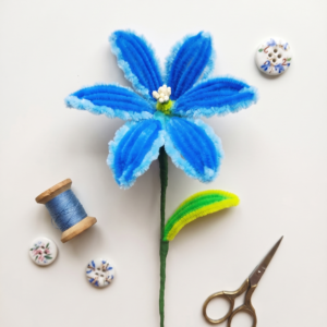 Handmade Blue Lily β Hamesha Khili Rahegi