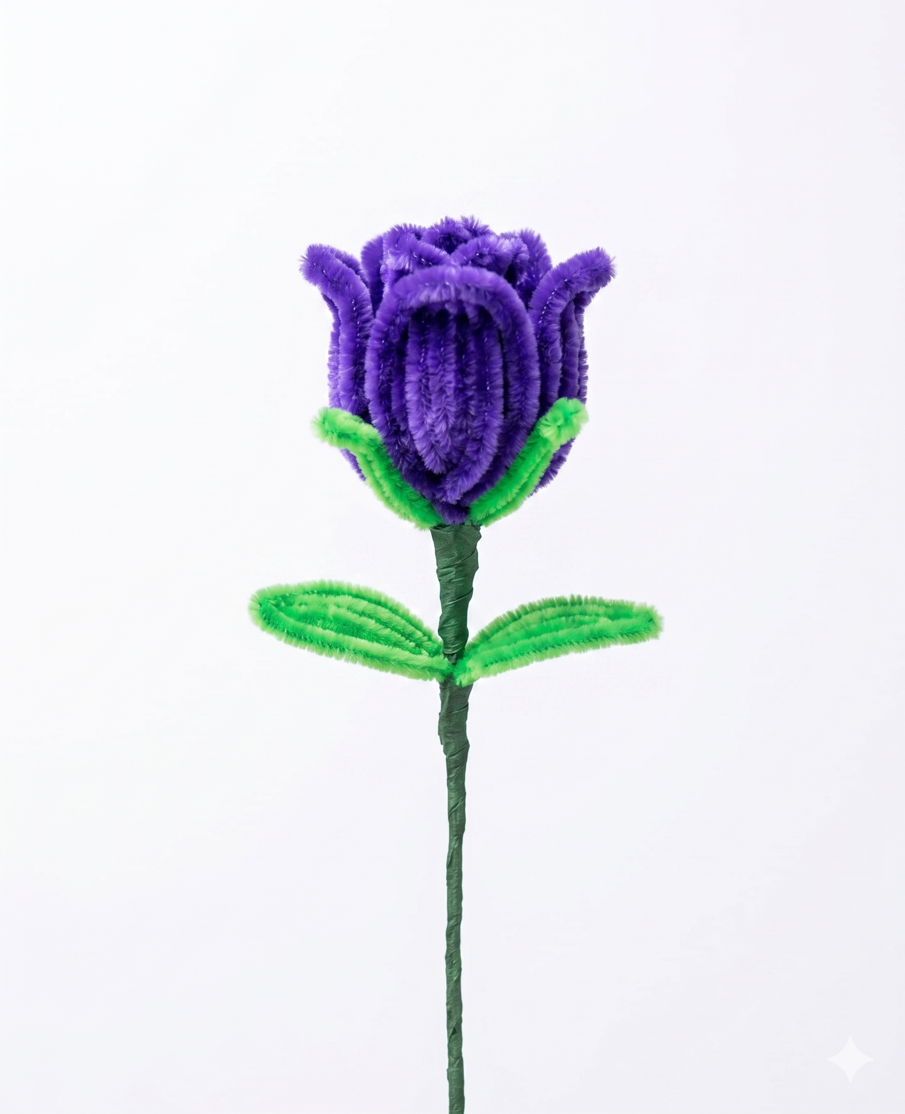 Handmade Purple Pipe Cleaner Flower β Everlasting Bloom for Gifting & Decor