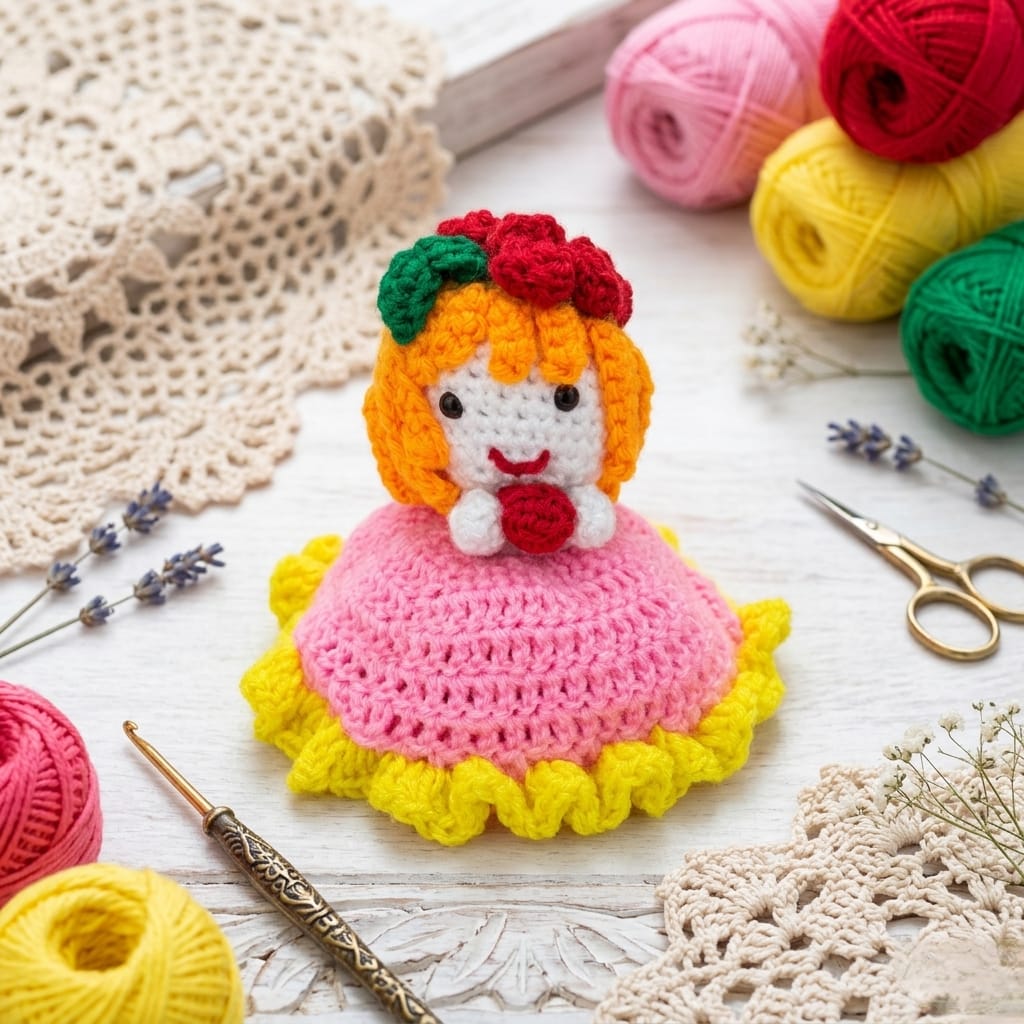 Handmade Reversible Crochet Doll β 2-in-1 Storytelling Flip Doll for Gifting & Kids - Image 2