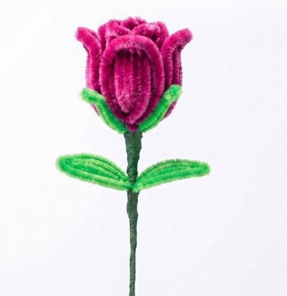 Handmade Purple Pipe Cleaner Flower β Everlasting Bloom for Gifting & Decor - Image 5