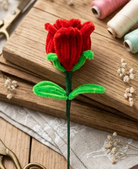 Handmade Purple Pipe Cleaner Flower β Everlasting Bloom for Gifting & Decor - Image 6