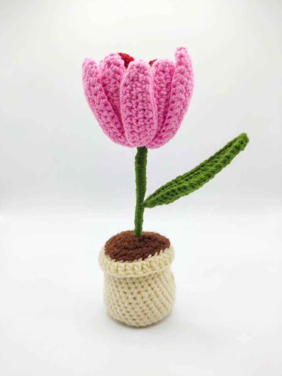 Lily opens with heart ❤️| Handmade crochet flowers