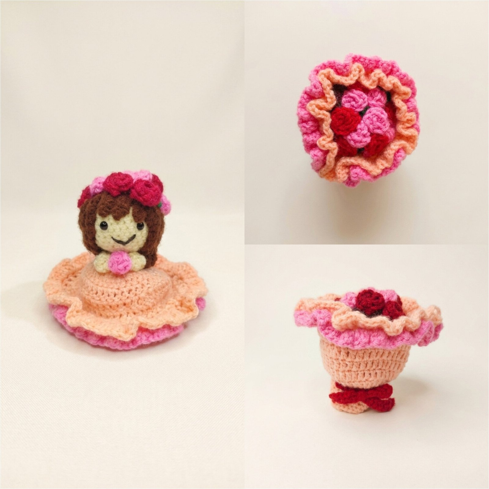 Handmade Reversible Crochet Doll — 2-in-1 Storytelling Flip Doll for Gifting & Kids - Image 2