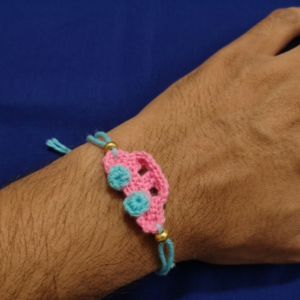 Crochet Car Rakhi | Handmade Crochet Rakhi